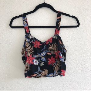 Charlotte Russe floral crop top